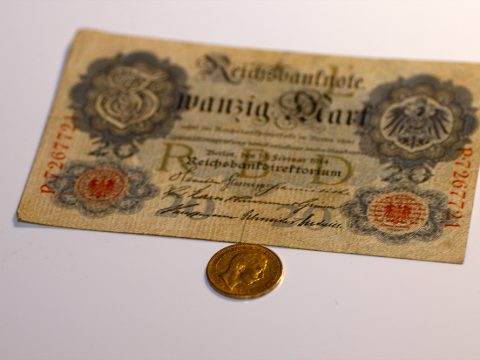 20 Mark Goldmünze Wert: 913 Euro statt 20 Mark